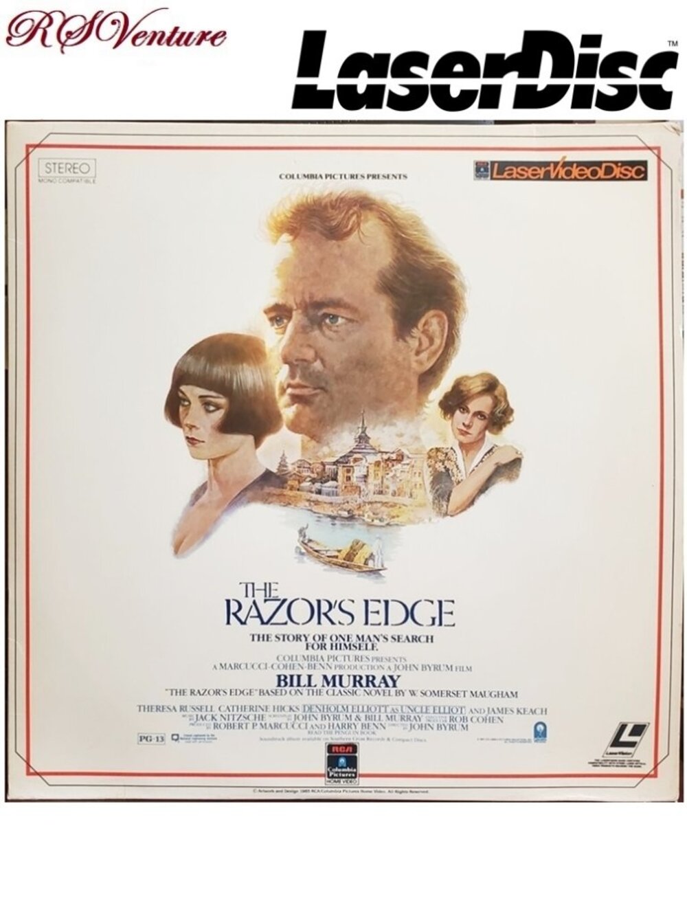 LaserDisc Film "THE RAZOR'S EDGE".